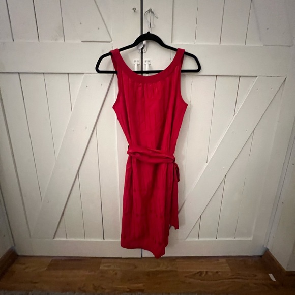 Gorgeous red dress with tie. New with tags. From Nordstroms. - Picture 10 of 11